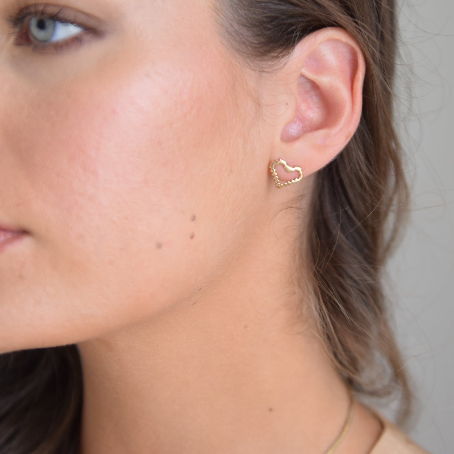 Pixelated Hearts Earrings